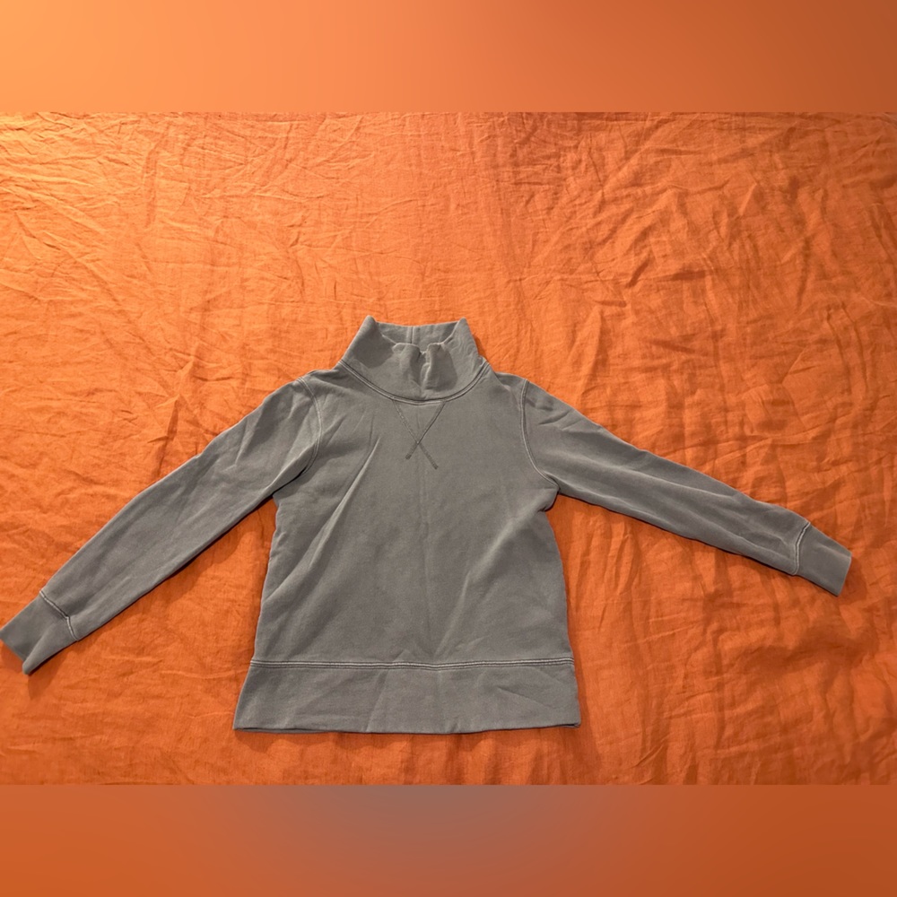 Madewell mock neck sweater grey XXS